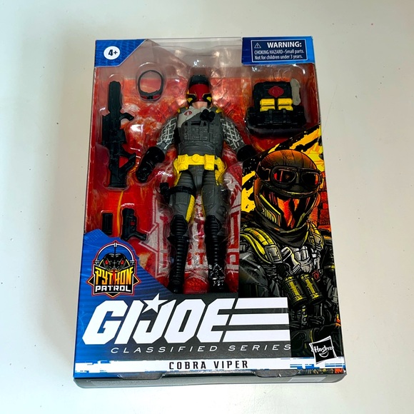 NWT GIJOE action figure classified series Cobra Viper Python Patrol ages 4 up - Picture 2 of 4